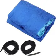 Portable Double Camping Hammock with Tree Straps, Hanging Bed for Travel, Hiking, Backpacking, and Outdoor Relaxation, 300kg Capacity (Sky Blue to Blue)