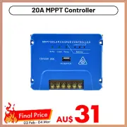 12V/24V Solar Panel Battery Regulator Charge Controller 20A MPPT USB 5V