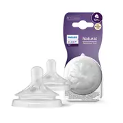 Avent Natural Response Medium Flow Teats 6 Months+ 2 Pack