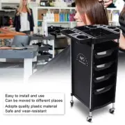6 Layers Multi Functional Hair Salon Tool Storage Cart Trolley With Universa BX5