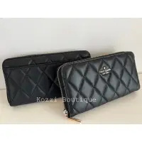 在飛比找蝦皮購物優惠-現貨 Kate spade 菱格 長夾 wallet Kat