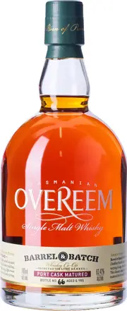 Overeem 6 Year Old Cask Strength Single Cask Port Single Malt Whisky 700ml