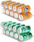 2x Refrigerator Organizer Can Dispenser Storage Holder Beverage Space-Saving
