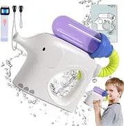 Wscwl Elephant Water Sprayer | Cartoon Electric Elephant Shape Water Sprayer,Multifunctional Water Games, Fun Summer Kids Toys with Strap for Outdoor, Garden, Park