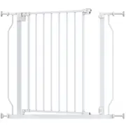 Advwin Pet Safety Gate 76cm Safety Fence Extended Gate Barrier Stairs Doorway