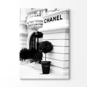Black and White Luxury Fashion Store Print 100% Australian Made 75x50cm (Stretched Canvas)