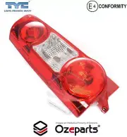 LH LHS Left Tail Light Lamp For Peugeot Partner Van 2008~2012 Non Tinted Red (for: Peugeot)