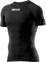 Sixs TS1, functional shirt shortsleeve unisex , color: Black/Black , size: 3XL/4XL