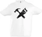 Carpenter Tools Kids Boys T-Shirt Joiner Carpentry Woodwork Cabinet Maker