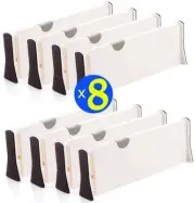 Drawer Dividers Expandable Adjustable Dresser Drawer Organizers Divider for C...