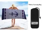 Sea Dolphin Starfish Anchors Fish Pool Swim Beach Towel Christmas Birthday Gift