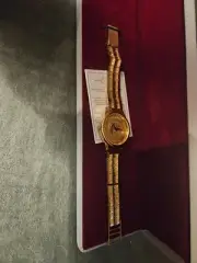 NEW - Gettysburg College Watch - Genuine Gold Medallion Collection WRISTWATCH