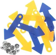 Toddmomy 5Sets DIY School Clock Kit Plastic Hands for Learning Engaging Educational Tool for Classroom and Home Activities