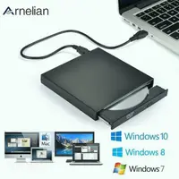 在飛比找蝦皮購物優惠-Arnelian Slim 外置光驅 Usb 2.0 Dvd