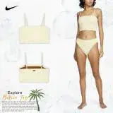 在飛比找遠傳friDay購物優惠-Nike 比基尼 Explore Bikini 椰子奶色 背
