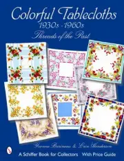Tablecloth book Vintage Antique Lace Linen Pink $