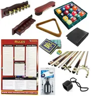 NPC Amusements Premium 7ft Pool Table Starter Accessories Pack Set Kit