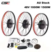 CSC 26'' 27.5'' 29'' 700C Ebike Conversion Kit Rear Wheel 48V 1000W 1500W Motor