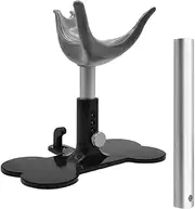 Generic Dog Assistance Stand Holder, Pet Hair Cutting Stool, Soft Adjustable with Pole, Pet Grooming Chair, Pet Bench for Pet Grooming, Grey