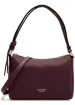 Kate Spade New York Knott Medium Leather Shoulder bag - Dark Purple ONE SIZE