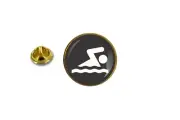 pins pin's badge metal lapel hat button swimmer dive scuba