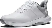 [FootJoy] Men's Prolite Golf Shoe, White/Light Grey/Grey, 13 Wide