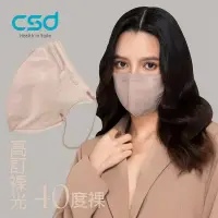 在飛比找博客來優惠-【CSD】中衛醫療口罩 成人立體 3D Purely Nud