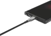 Cygnett 50cm USB 2.0 Armoured braided USB C/USB C Black