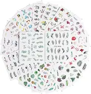 Labymos 29 Sheets Nail Sticker Water Transform Mixed Patterns for Nail Art Decoration DIY Decals Women & Kids Mani Kit