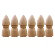 6 Pcs Gnome Peg Doll Puppets Kids Educational Toys Crafts Child