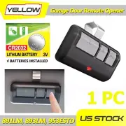 Garage Door Opener Visor Remote For LiftMaster Transmitter Yellow Learn Button