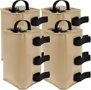 4Pcs Canopy Water Weight Bag, 88LBS Water Tent Weights, Quick Installation Canopy Water Weights with Fastening Straps, Protable Awning Leg Weights for Pop Up Canopy,Canopies,Tent,Gazebo