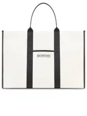 Balenciaga Hardware Large Tote Bag in Beige
