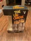 Vintage THE UNCANDLE 9”Floating Candles 1970s Pyrex Corning ORIGINAL Complete