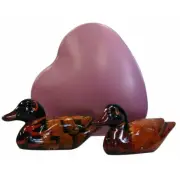 Beautiful Mandarin Ducks Couple Happiness Love Romance Fidelity Couple Symbol