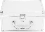 MGAVATPNPY 230 * 150 * 125mm Aluminum Alloy Toolbox Portable Sturdy Organiser Hard Carry Practical Storage Display Case Instrumentation Box Toolbox
