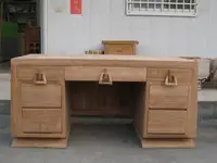 在飛比找Yahoo!奇摩拍賣優惠-幸福家實木傢俱 全柚木加厚款書桌, 工作桌, 160cm (