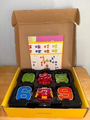 Lydaz Magic Combiner Transforming Robot Number Toys For Kids Ages 5+ STEM