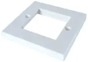 2 PORT AV FACEPLATE FLAT EDGE - 20-0000