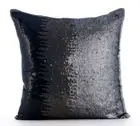 Decorative Cushion Case Grey 16"x16", Home Decor Silk Fabric - Knight Of Soul