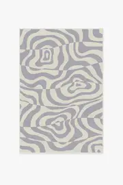 120' x 185' | Machine Washable Runner Rug | Kid & Pet Friendly | Indoor Rug | Brooke Soft Lilac Rug | Ruggable