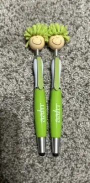 MOP TOPPER QTY 2 STYLUS PENS -MICROFIBER SCREEN/iPAD CLEANER FOR COMPUTERS