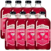 Stirrings Simple Cosmopolitan Cocktail Mix 750ml - Real Juice - 8 Pack