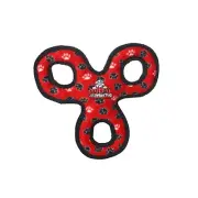 RA Tuffy Jr. 3-Way Paw Tug Dog Toy - Red Paw