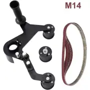 M14 Tube Belt Sander Attachment Grinder Stainless Pipe Polisher Sanding Tool
