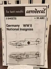 1/72 Aircraft Model Decals