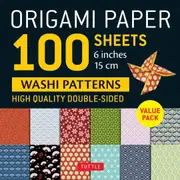 Origami Paper 100 sheets Washi Patterns 6" (15 cm)