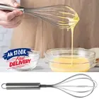 Manual Whisk Milk Stirrer Tools Mixer Cooking Blender Stainless Steel Egg Beater