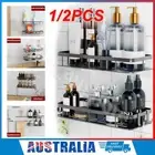 Self Adhesive Shower Shelf Bathroom Shelf Stick On Wall Shower Caddy Rack Holder