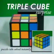 Triple Cube Magic - A Cube in Disorder Corrects Itself Magically!